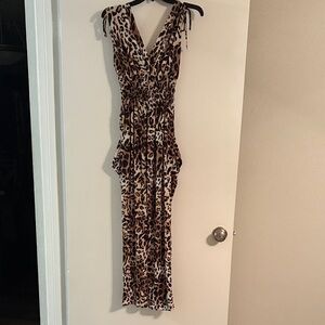 Leopard Print Maxi Dress